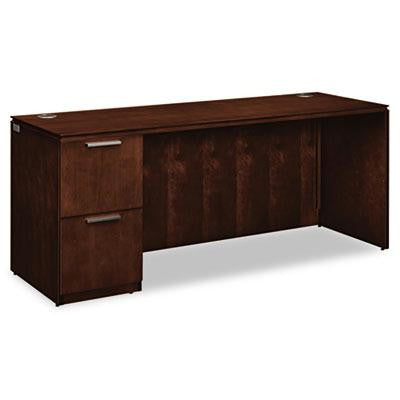 HON&reg; Arrive Series Wood Veneer Single Pedestal Credenza