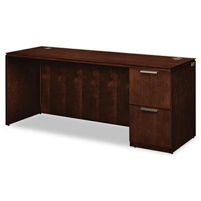 HON&reg; Arrive Series Wood Veneer Single Pedestal Credenza