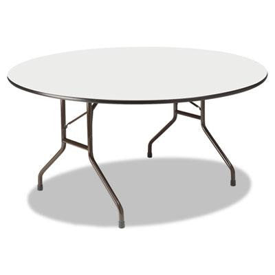 Iceberg Premium Wood Laminate Round Folding Table