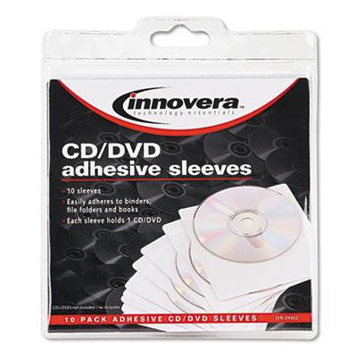 Innovera&reg; Adhesive CD-DVD Holders