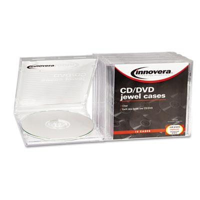 Innovera&reg; CD-DVD Standard Jewel Cases