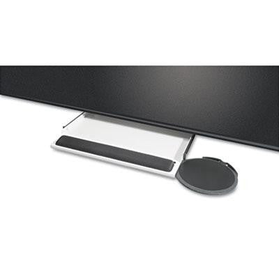 Kelly Computer Supply Underdesk Keyboard Tray with Oval Mouse Platform