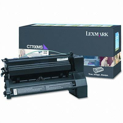 Lexmark&trade; C7700YS, C7700MS, C7700CS, C7700KS, C7700YH, C7700CH, C7700MH, C7700KH, C7702KS Toner