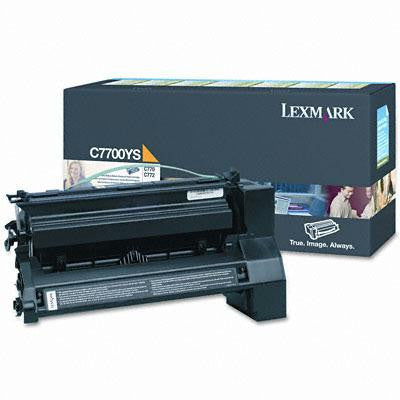 Lexmark&trade; C7700YS, C7700MS, C7700CS, C7700KS, C7700YH, C7700CH, C7700MH, C7700KH, C7702KS Toner