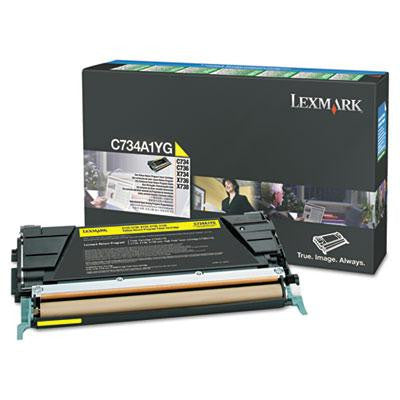 Lexmark&trade; X746H1KG, X746A1YG, X746A1MG, X746A1CG Toner