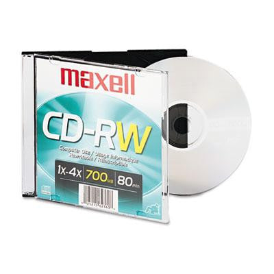 Maxell&reg; CD-RW Rewritable Disc