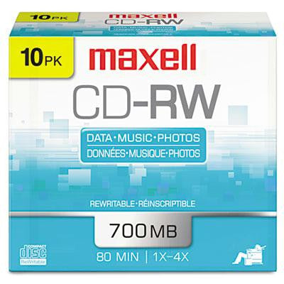 Maxell&reg; CD-RW Rewritable Disc