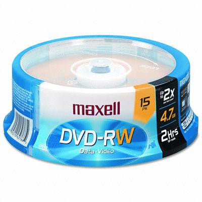 Maxell&reg; DVD-RW Rewritable Disc