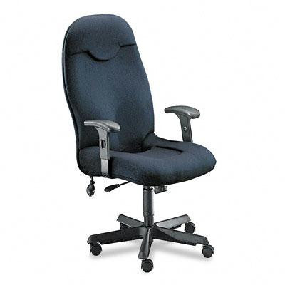 Mayline&reg; Comfort Series Executive High-Back Swivel-Tilt Chair with Cut-Out Feature