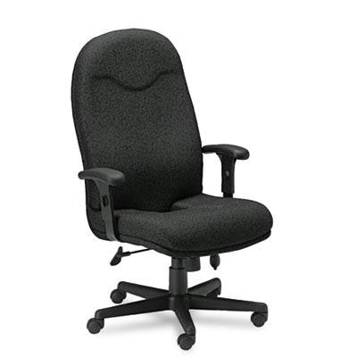 Mayline&reg; Comfort Series Executive High-Back Swivel-Tilt Chair with Cut-Out Feature