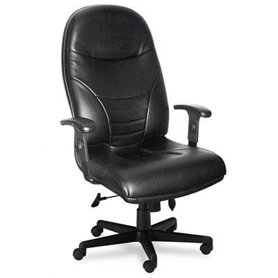 Mayline&reg; Comfort Series Executive High-Back Swivel-Tilt Chair with Cut-Out Feature