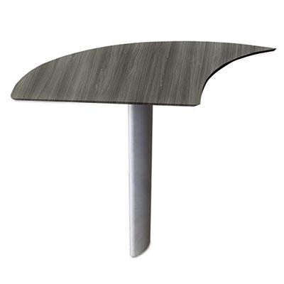 Mayline&reg; Medina&trade; Series Laminate Curved Desk Extension