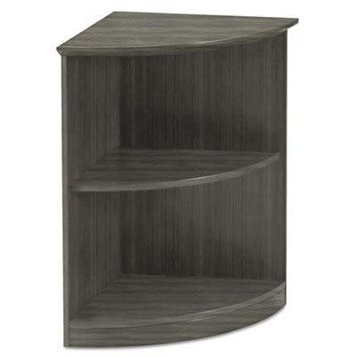 Mayline&reg; Medina&trade; Series Quarter Round Two-Shelf Laminate Bookcase