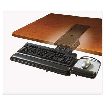 3M Lever-Adjust Keyboard Tray with Highly Adjustable Platform