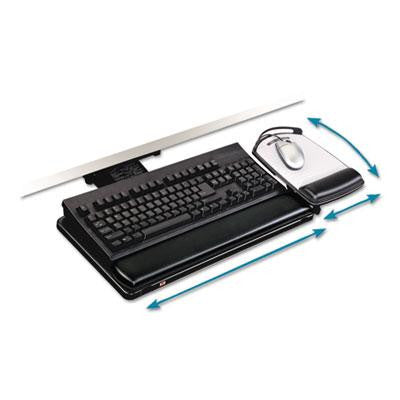 3M Knob Adjust Keyboard Tray with Highly Adjustable Platform