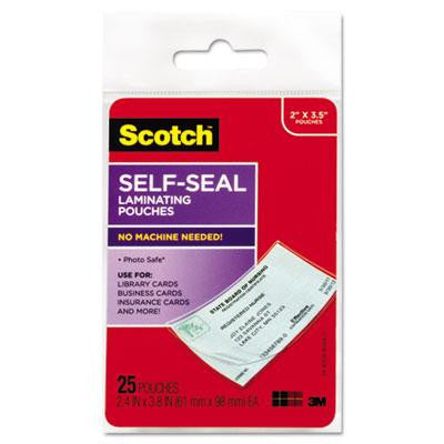 Scotch&trade; Self-Sealing Laminating Pouches