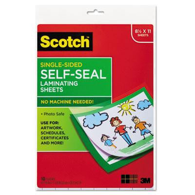 Scotch&trade; Self-Sealing Laminating Sheets