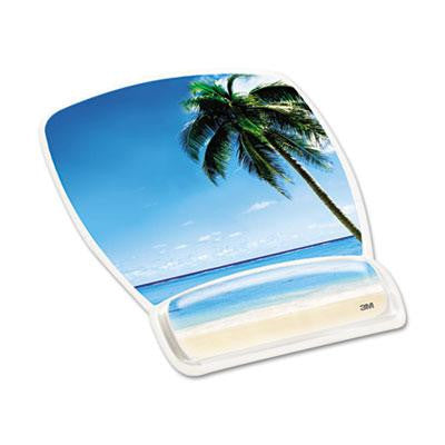 3M Fun Design Clear Gel Mouse Pad Wrist Rest