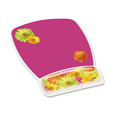 3M Fun Design Clear Gel Mouse Pad Wrist Rest