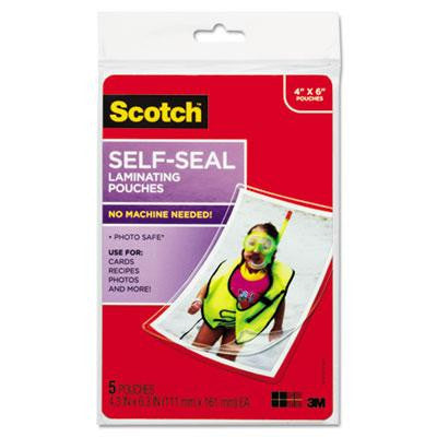 Scotch&trade; Self-Sealing Laminating Pouches