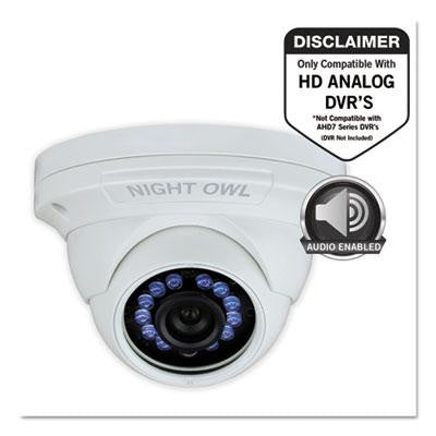 Night Owl Add-On HD Wired Audio-Enabled Security Dome Camera