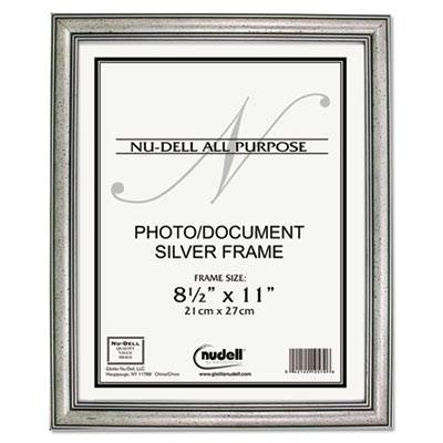 NuDell&trade; Antique Silver Finish Frame