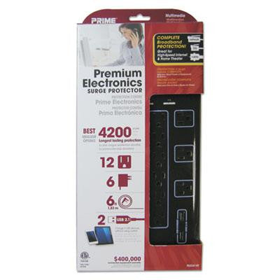 PRIME&reg; Premium Electronics Surge Protectors