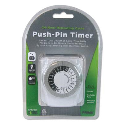 PRIME&reg; Push-Pin Timer