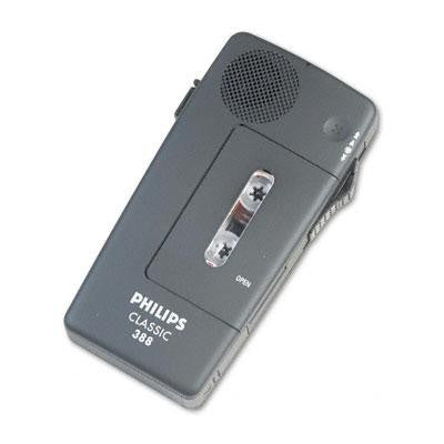 Philips&reg; Pocket Memo 388 Slide Switch Mini Cassette Dictation Recorder