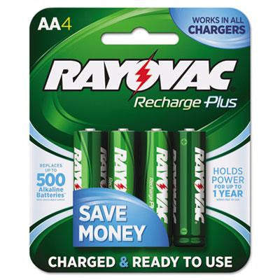 Rayovac&reg; Recharge Plus NiMH Batteries