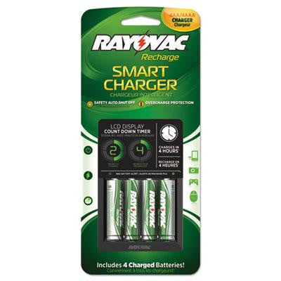 Rayovac&reg; Four-Position LCD Battery Charger