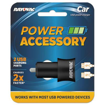 Rayovac&reg; Dual USB Car Charger