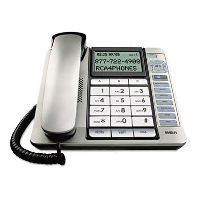 RCA&reg; 11141BSGA One-Line Corded Phone