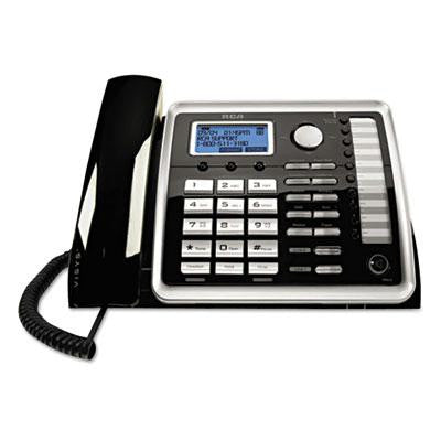 RCA&reg; ViSYS&trade; Two-Line Corded-Cordless Expandable Phone System