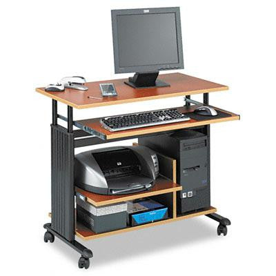 Safco&reg; Muv&trade; 28" Adjustable-Height Mini-Tower Computer Desk