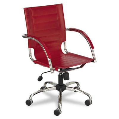 Safco&reg; Flaunt&trade; Series Mid-Back Manager's Chair