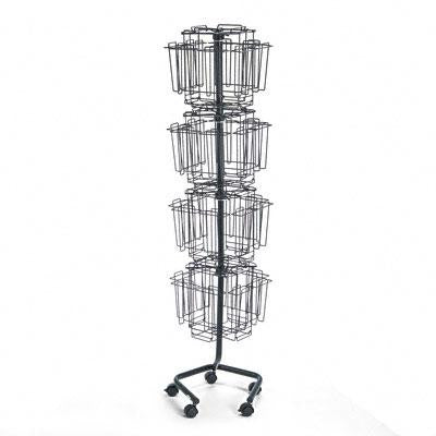 Safco&reg; Wire Rotary Display Racks