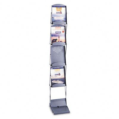 Safco&reg; Portable Double-Sided Folding Literature Display