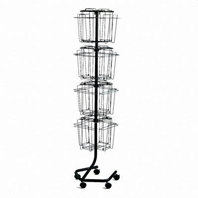 Safco&reg; Wire Rotary Display Racks