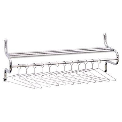 Safco&reg; Chrome-Plated Shelf Rack with Hangers