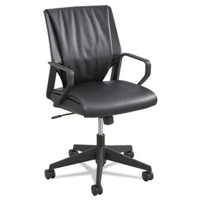 Safco&reg; Priya&trade; Leather Mid Back Chair