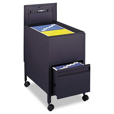 Safco&reg; Locking Mobile Tub File with Drawer