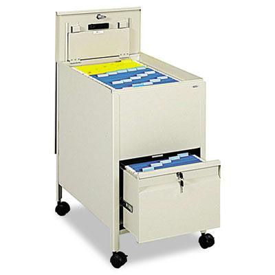 Safco&reg; Locking Mobile Tub File with Drawer