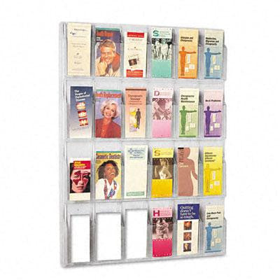 Safco&reg; Reveal&trade; Clear Literature Displays