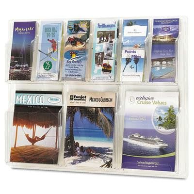 Safco&reg; Reveal&trade; Clear Literature Displays