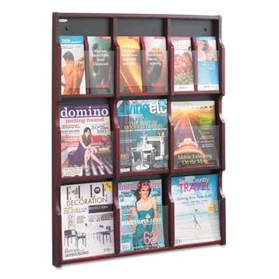 Safco&reg; Expose&trade; Adjustable Magazine-Pamphlet Literature Display