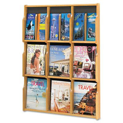 Safco&reg; Expose&trade; Adjustable Magazine-Pamphlet Literature Display