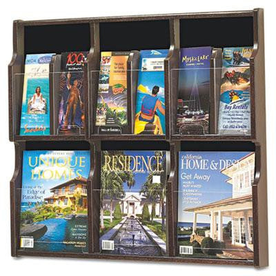 Safco&reg; Expose&trade; Adjustable Magazine-Pamphlet Literature Display