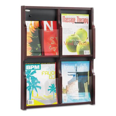 Safco&reg; Expose&trade; Adjustable Magazine-Pamphlet Literature Display