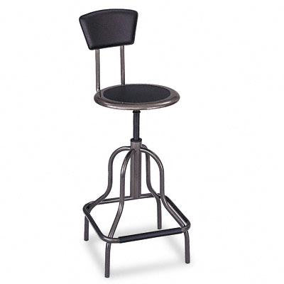 Safco&reg; Diesel Industrial Stool with Back